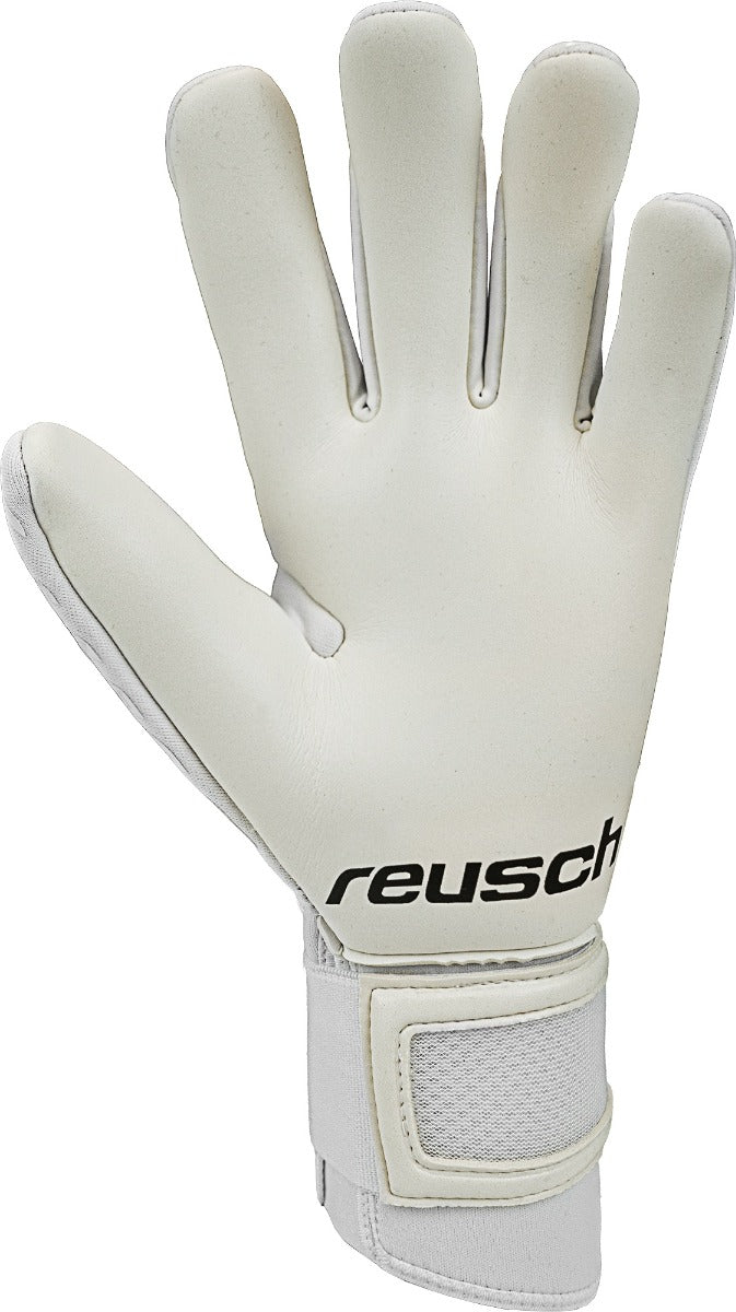 Reusch Arrow Gold X Goalkeeper Gloves - White-Red (Single - Outer)