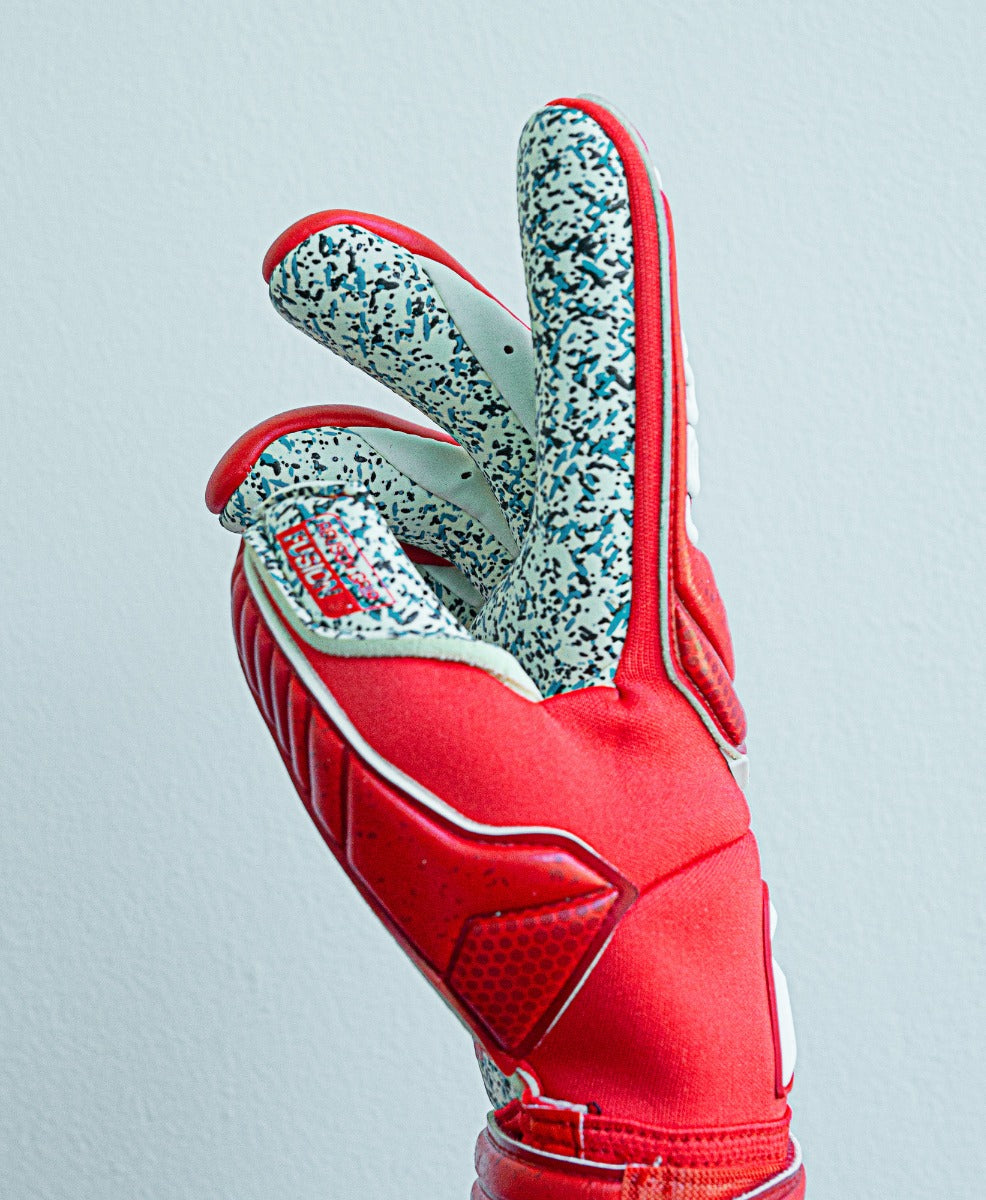Reusch Attrakt Fusion Guardian Goalkeeper Gloves - Red-White (Detail 1)