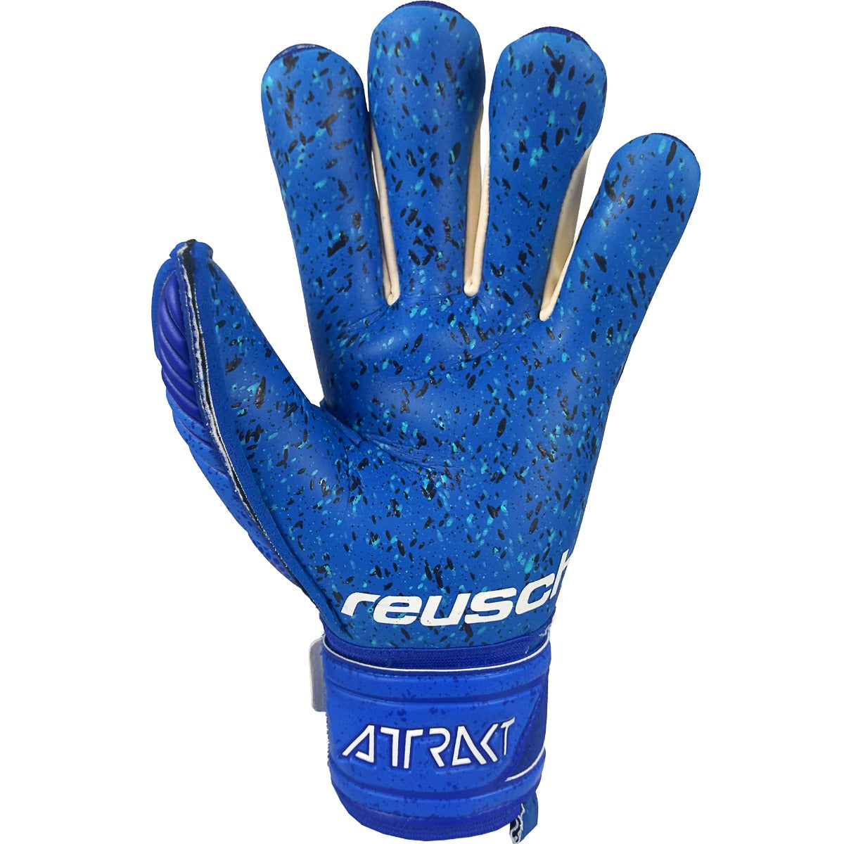 Reusch JR Attrakt Fusion Finger Support Guardian Goalkeeper Gloves - Royal-White (Single - Inner)