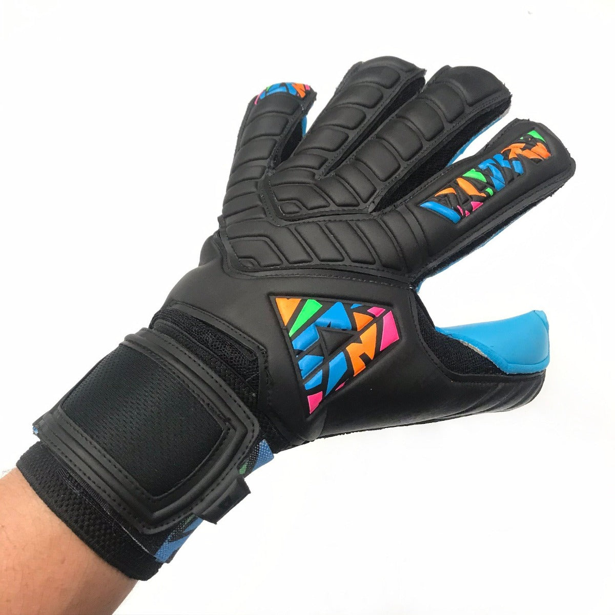 Aviata Halcyon Graffiti Goalkeeper Gloves - Black-Graffiti (Single - Outer)