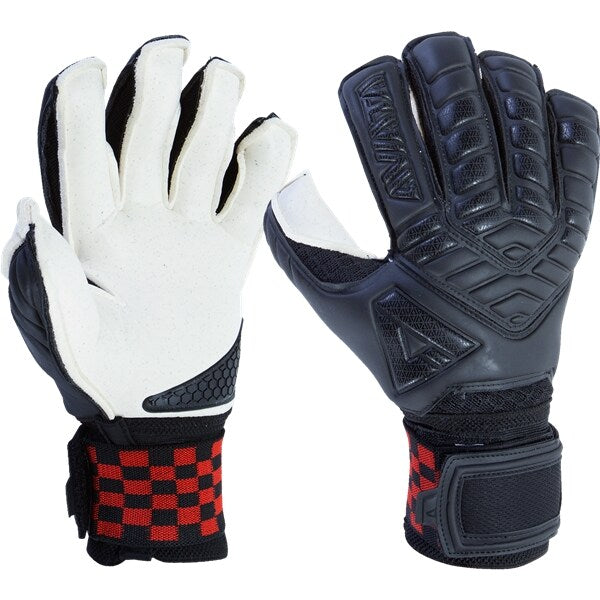 Aviata Halcyon Turf Pro Matte Goalkeeper Gloves - Black-Red