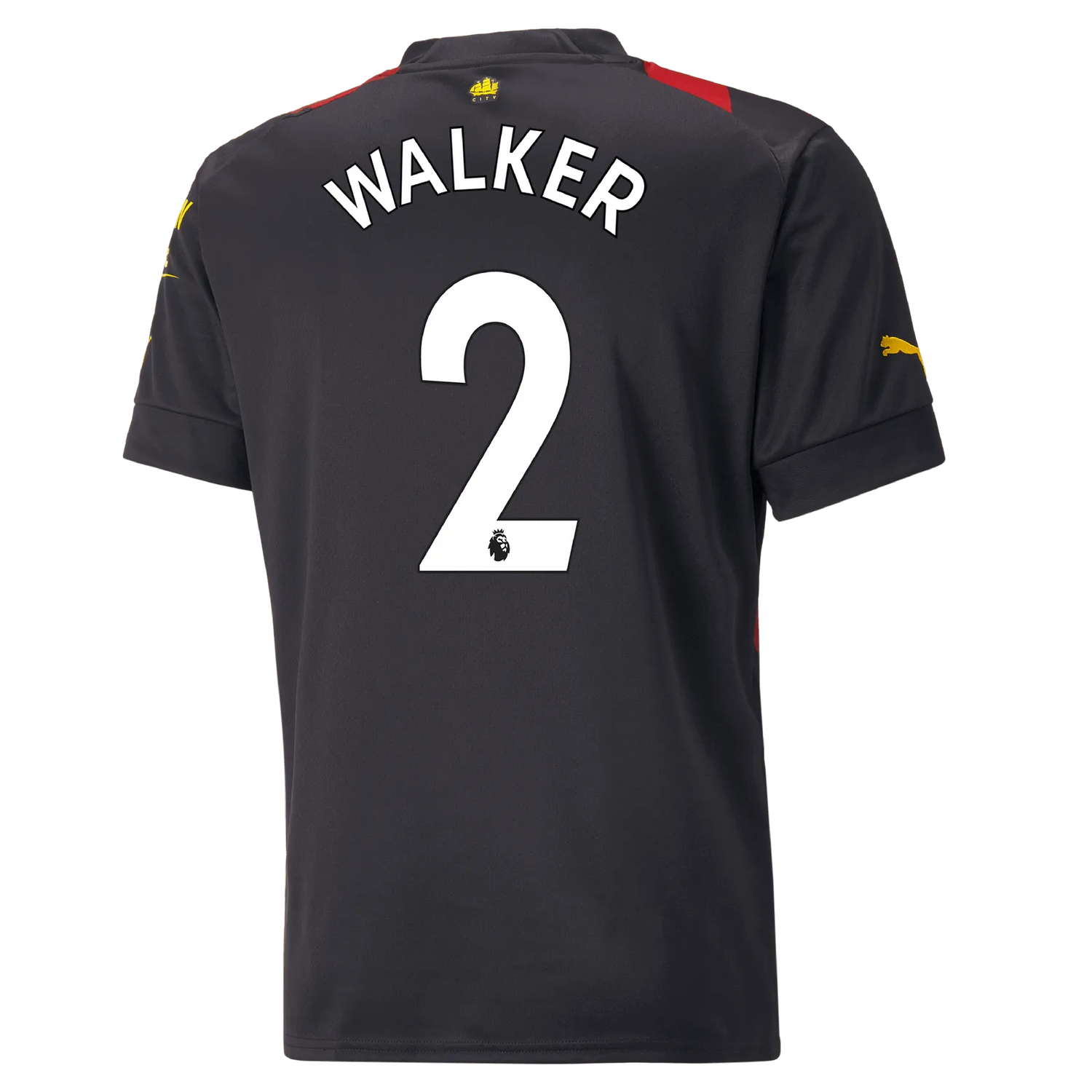 Puma 2022-23 Manchester City Away Jersey - Black-Red