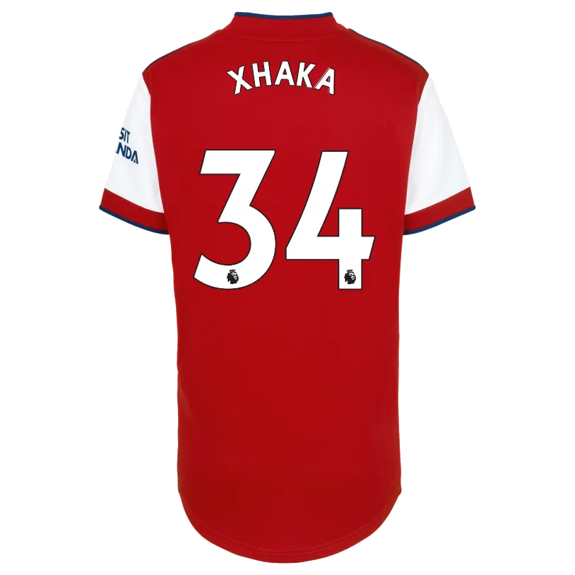 Adidas 2021-22 Arsenal Youth Home Jersey - Scarlet-White