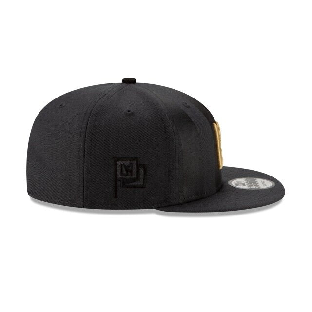 New Era LAFC Jersey Hook 950 Snapback Hat - Dark Grey-Black (Side 2)