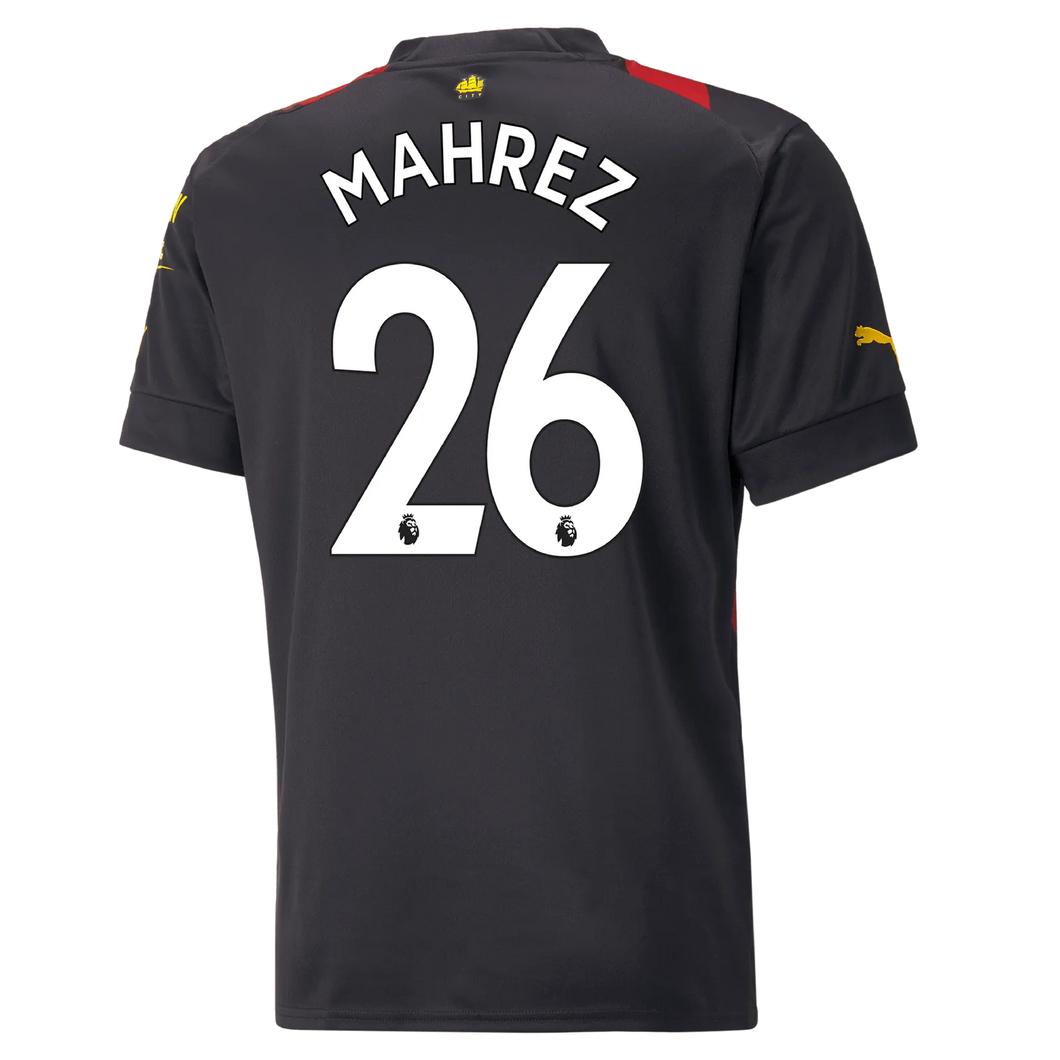 Puma 2022-23 Manchester City Away Jersey - Black-Red