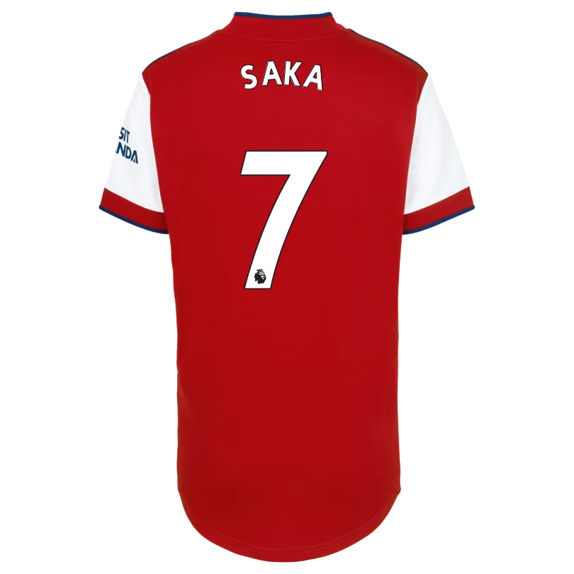 Adidas 2021-22 Arsenal Youth Home Jersey - Scarlet-White