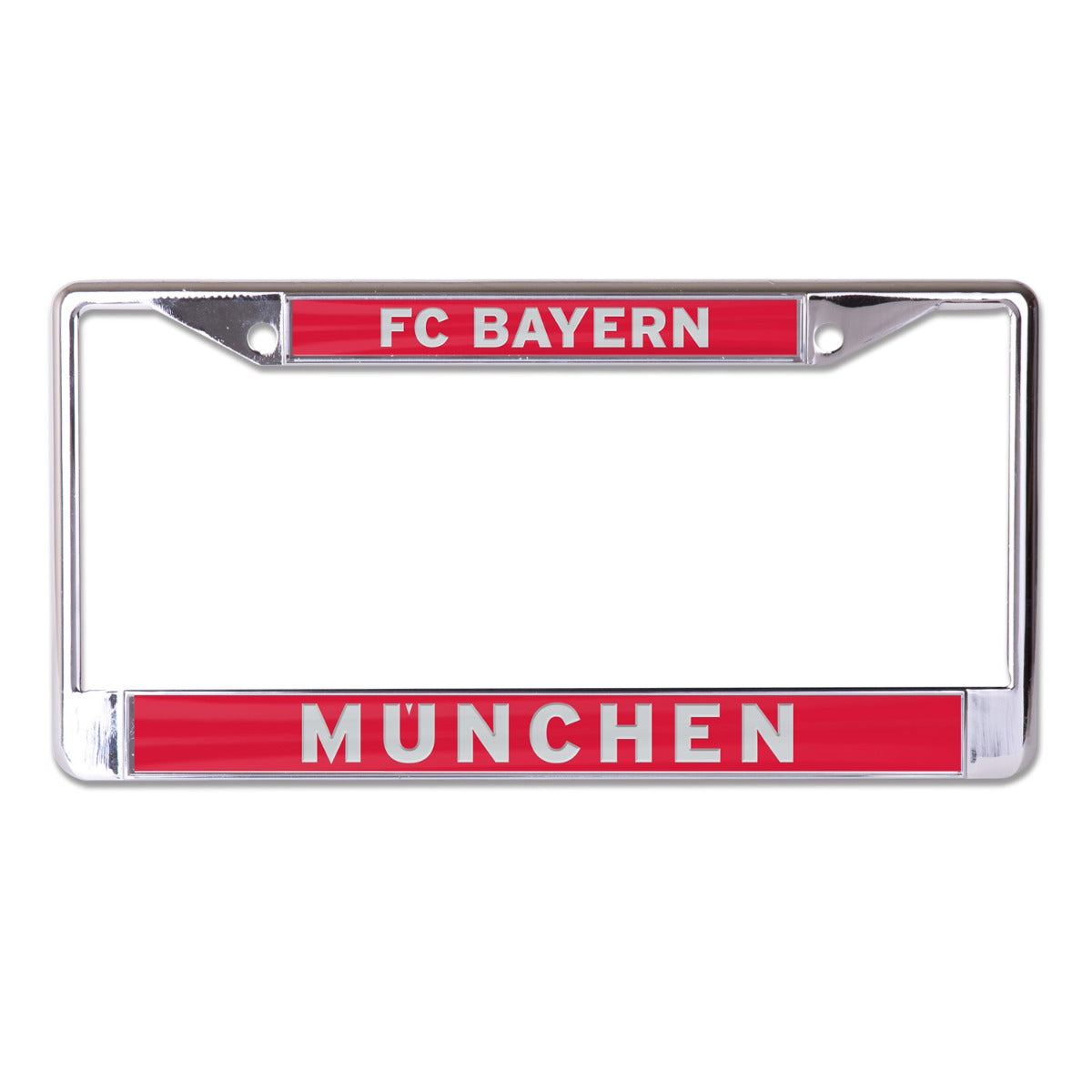 Wincraft Bayern Munich License Plate Frame - Chrome-Red