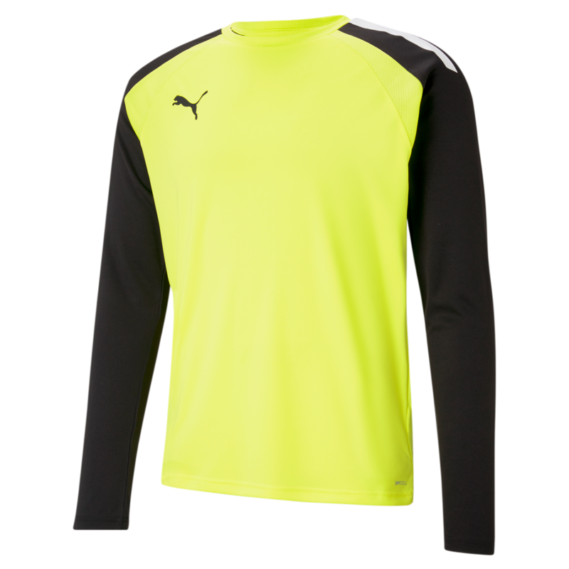 Puma  Team Pacer Goalkeeper Youth Long Sleeve Jersey - Yellow-Black (Front)