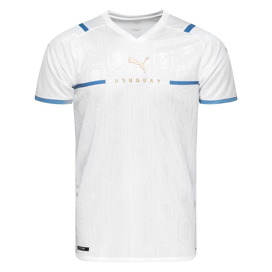 Puma 2021-22 Uruguay Away Jersey - White (Front)
