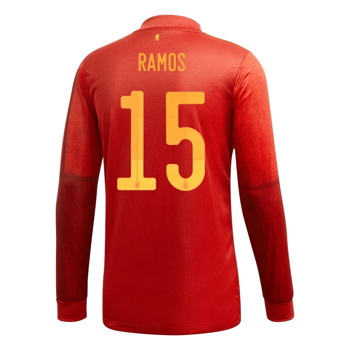 adidas 2020-21 Spain Home Long-Sleeve Jersey - Red-Yellow