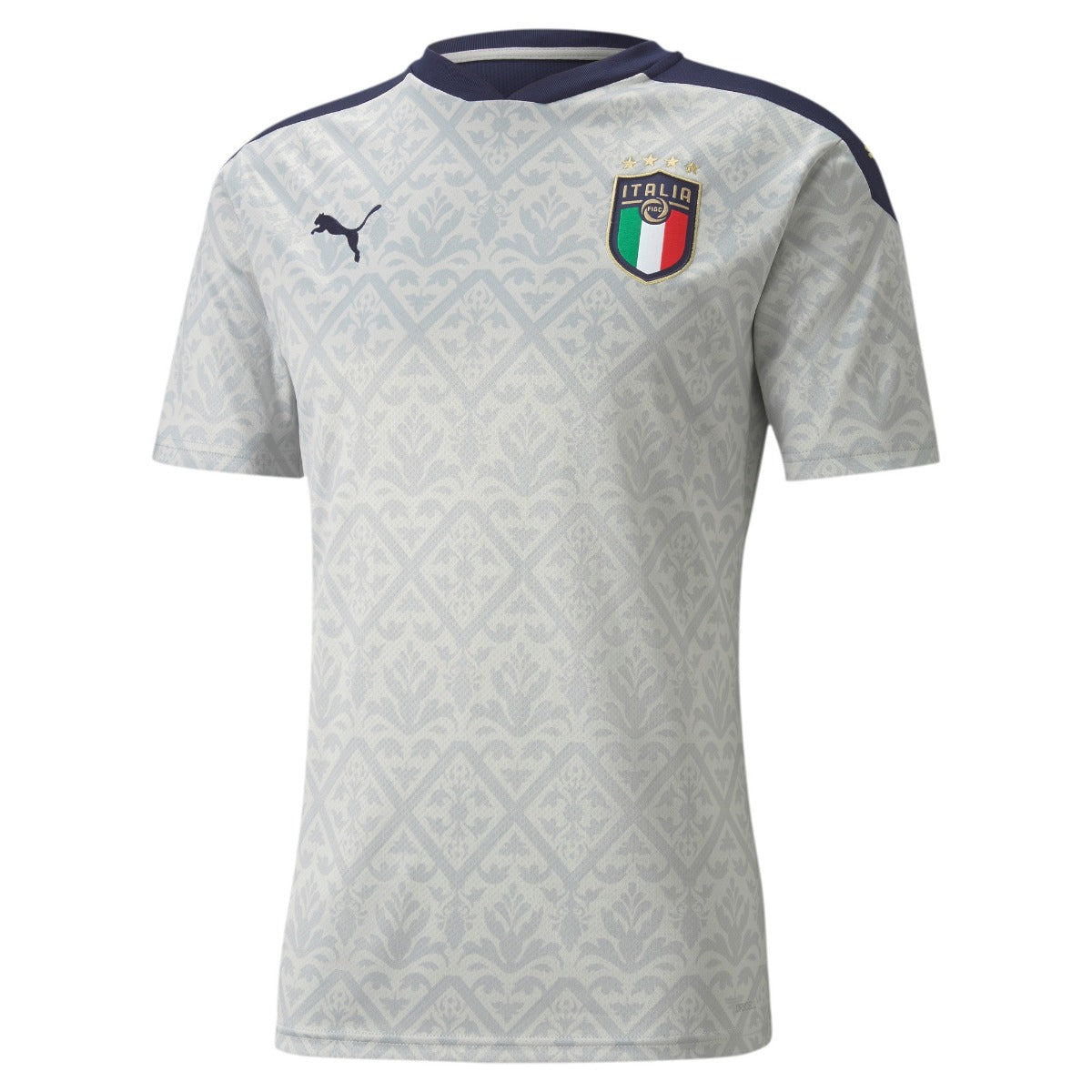Puma 2021 Italy Goalkeeper Jersey - Gray (Front)