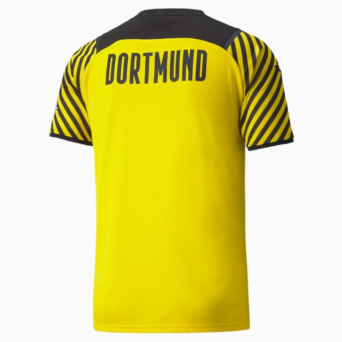 Puma 2021-22 Borussia Dortmund Home jersey - Yellow-Black (Back)