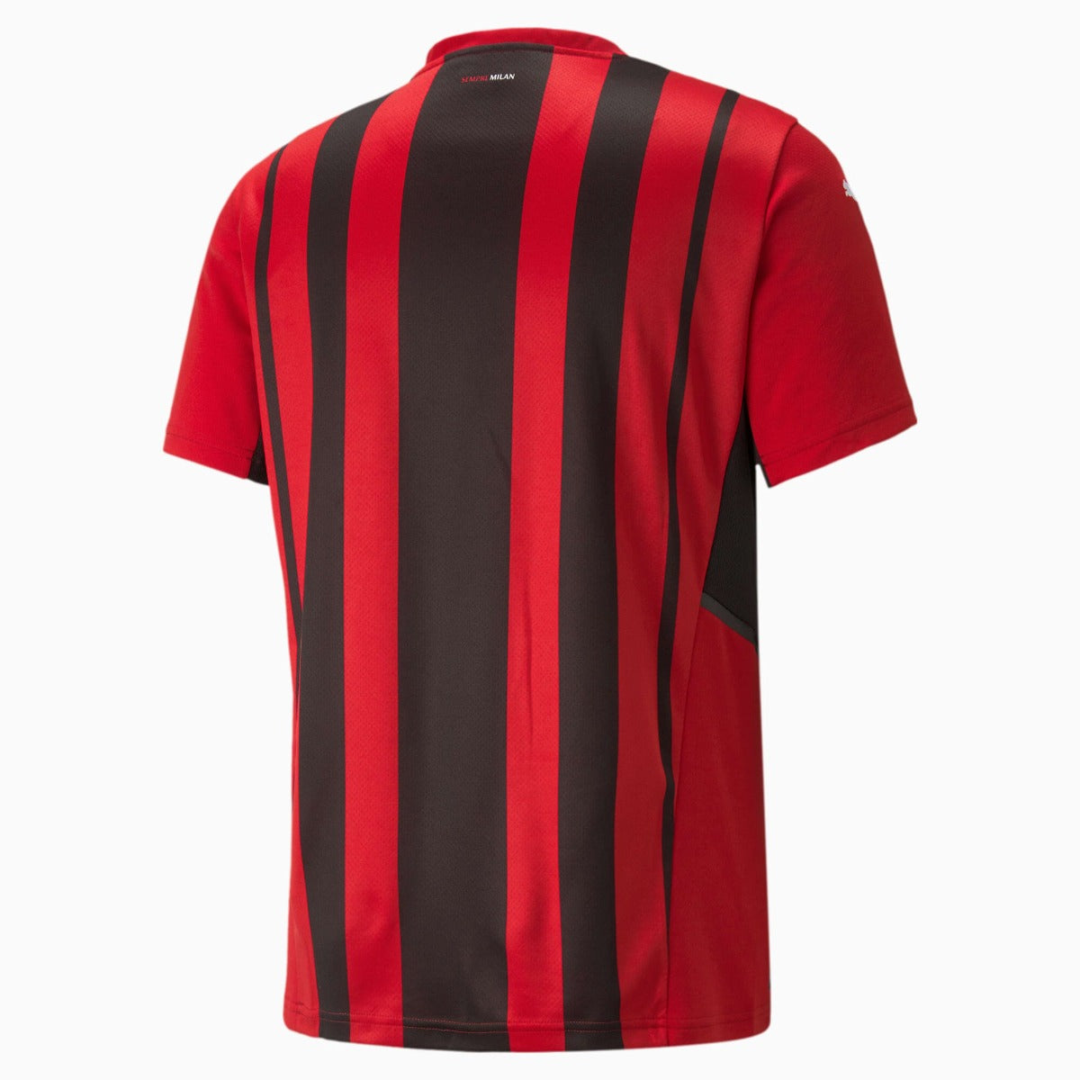 Puma 2021-22 AC Milan Home Jersey - Red-Black (Back)