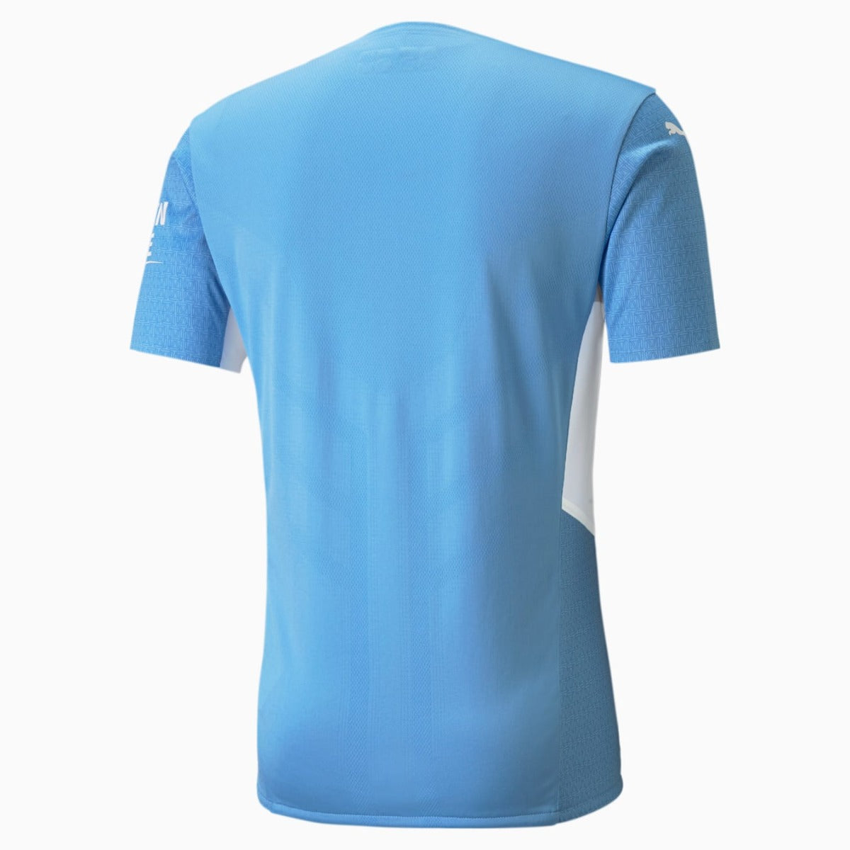 Puma 2021-22 Manchester City Authentic Home Jersey - Light Blue (Back)