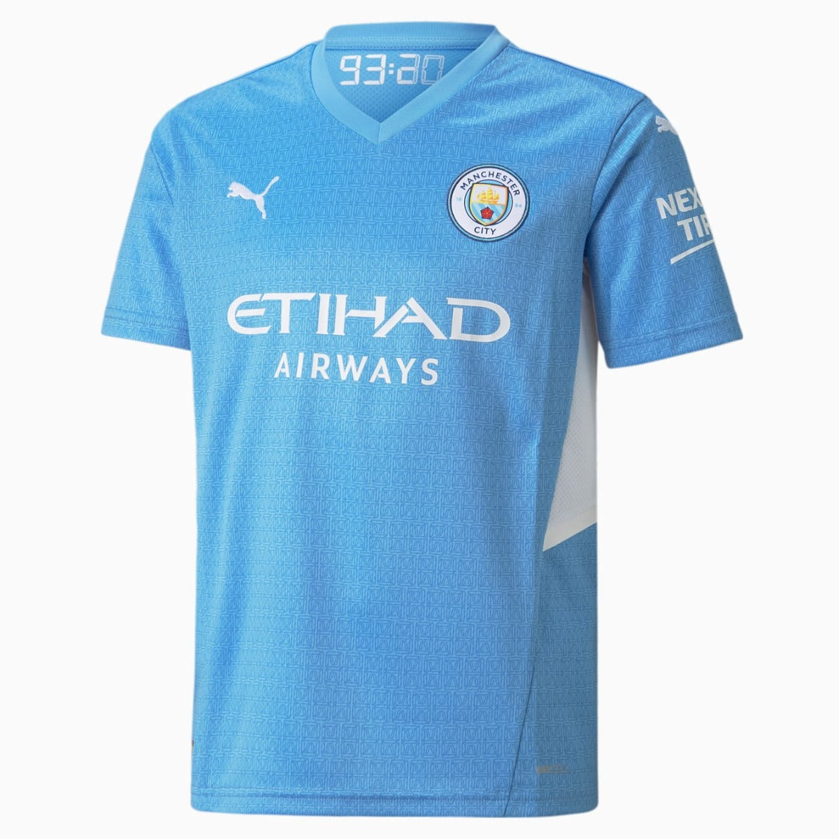 Puma 2021-22 Manchester City Youth Home Jersey - Light Blue (Front)