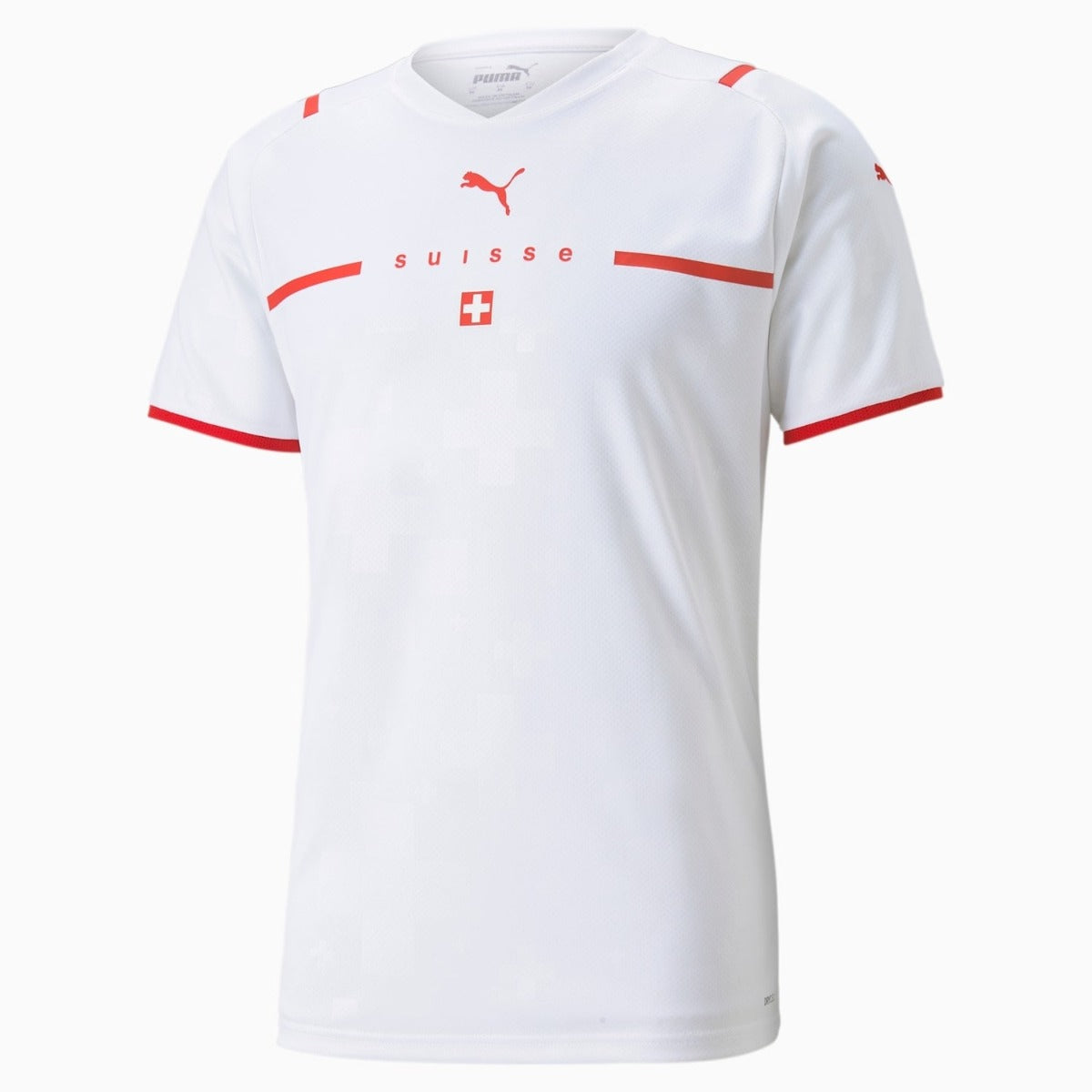 Puma 2021-22 Switzerland Away Jersey - White Red (Front)