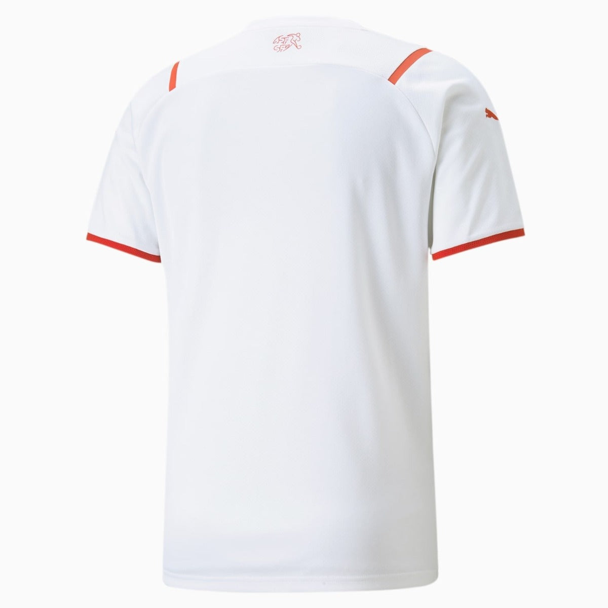 Puma 2021-22 Switzerland Away Jersey - White Red (Back)