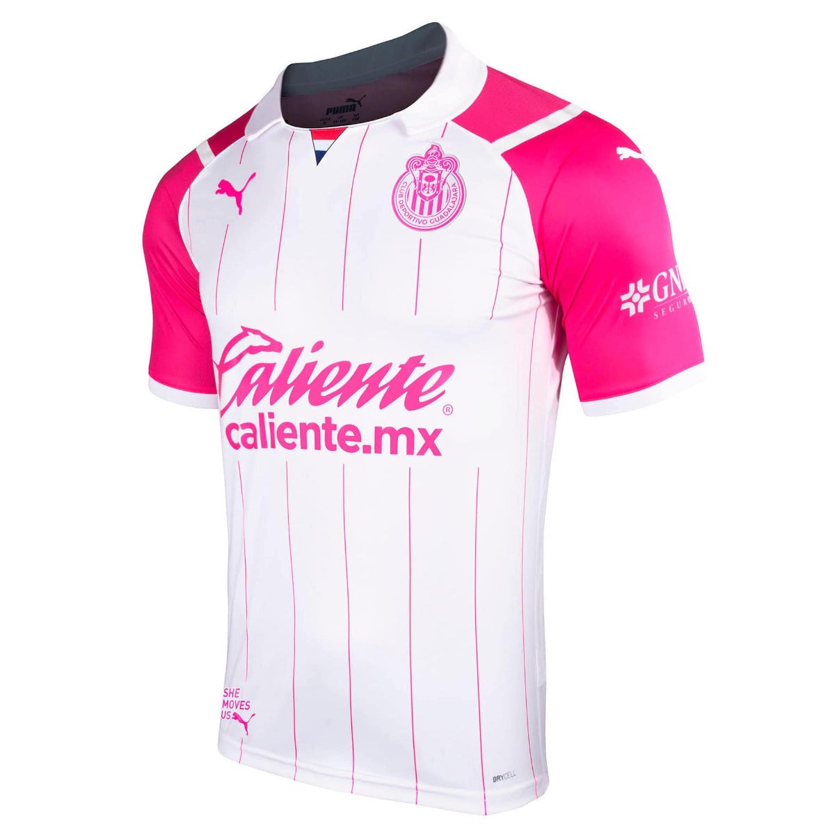 Puma 2021-22 Chivas Breast Cancer Awareness Jersey White-Pink