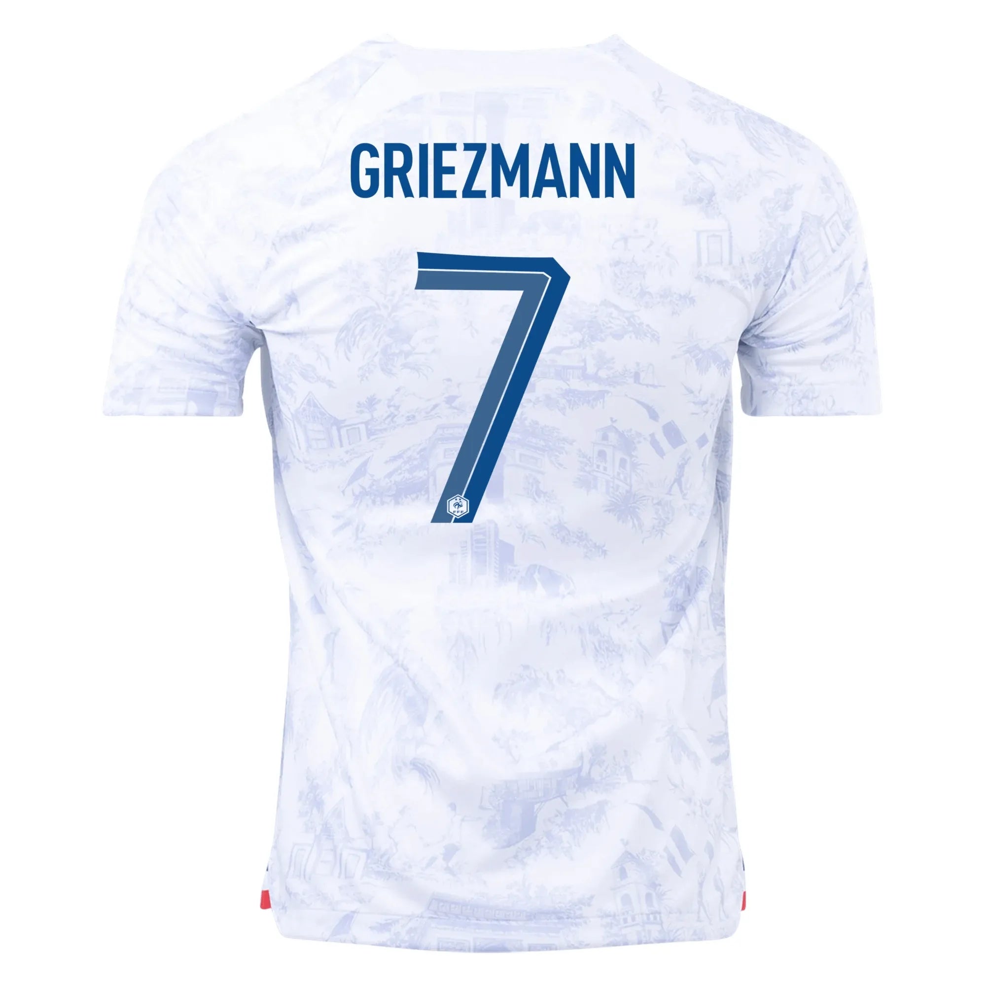 Nike 2022-23 France Away Jersey - White-Royal