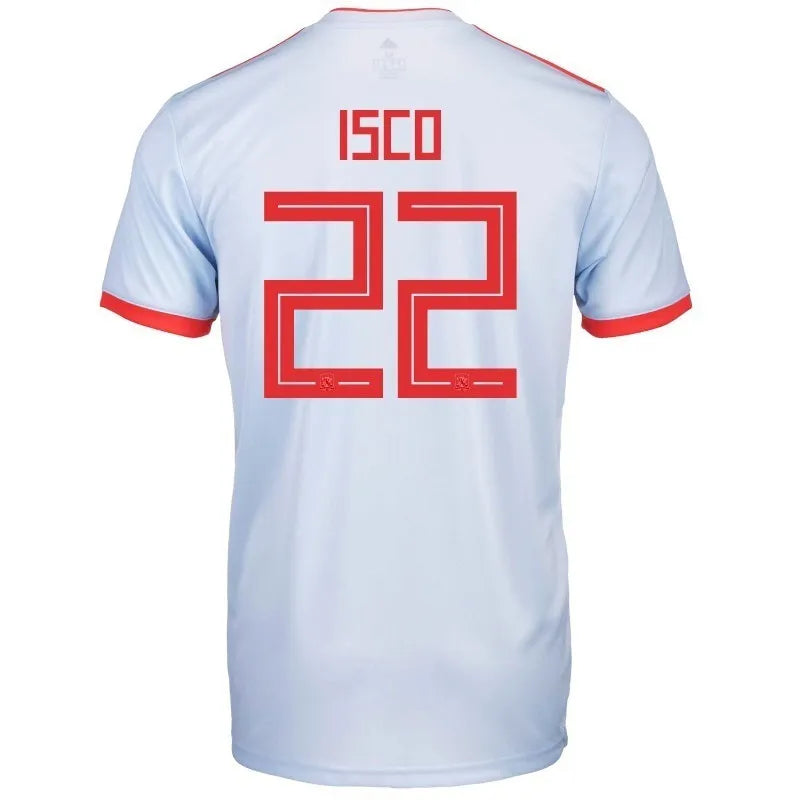 adidas Spain 2018-2019 Away Jersey - Blue/Orange