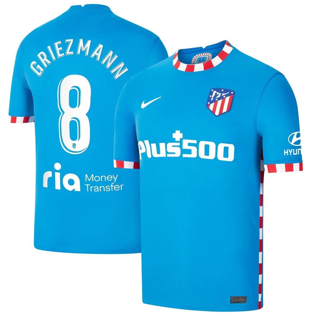 Nike 2021-22 Atletico Madrid Third Jersey - Blue