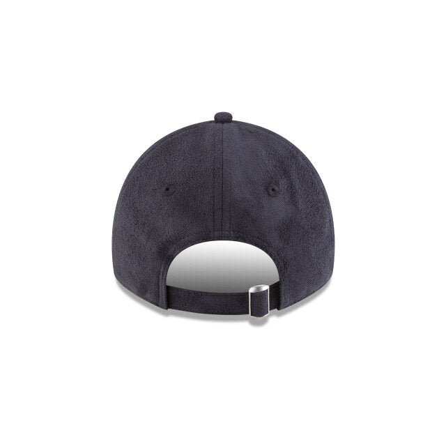 New Era Womens USA Suede Adjustable Hat - Navy (Back)