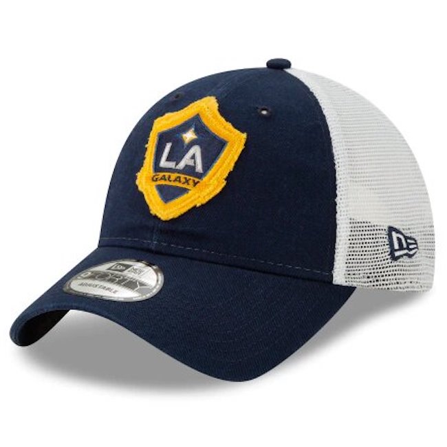 New Era LA Galaxy Team Trucker 940 Hat - Navy-White (Diagonal 1)