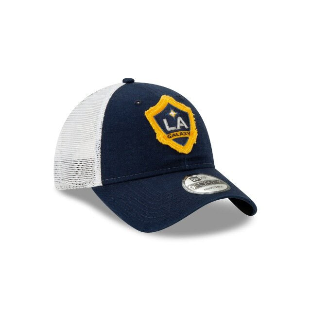 New Era LA Galaxy Team Trucker 940 Hat - Navy-White (Diagonal 2)