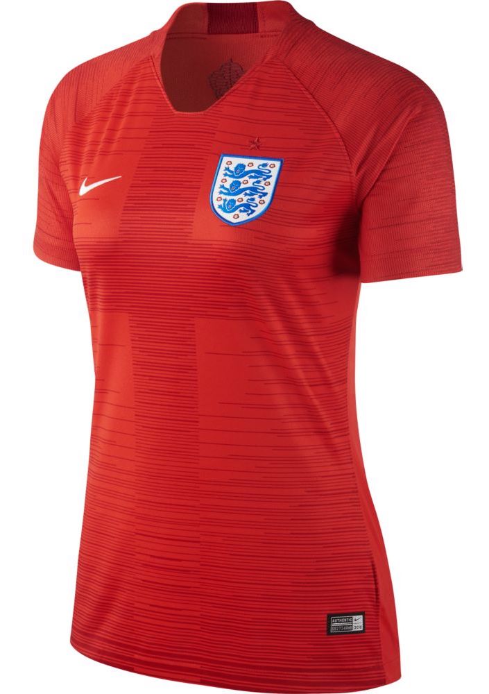 Nike 2018 England Women's Away Jersey - Red