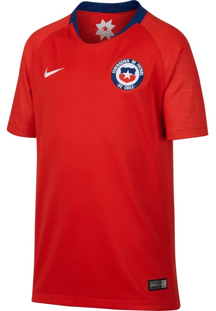 Nike 2018 Youth Chile Home Jersey - Red