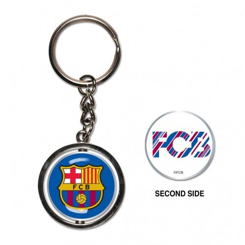 FC Barcelona Spinner Key Ring