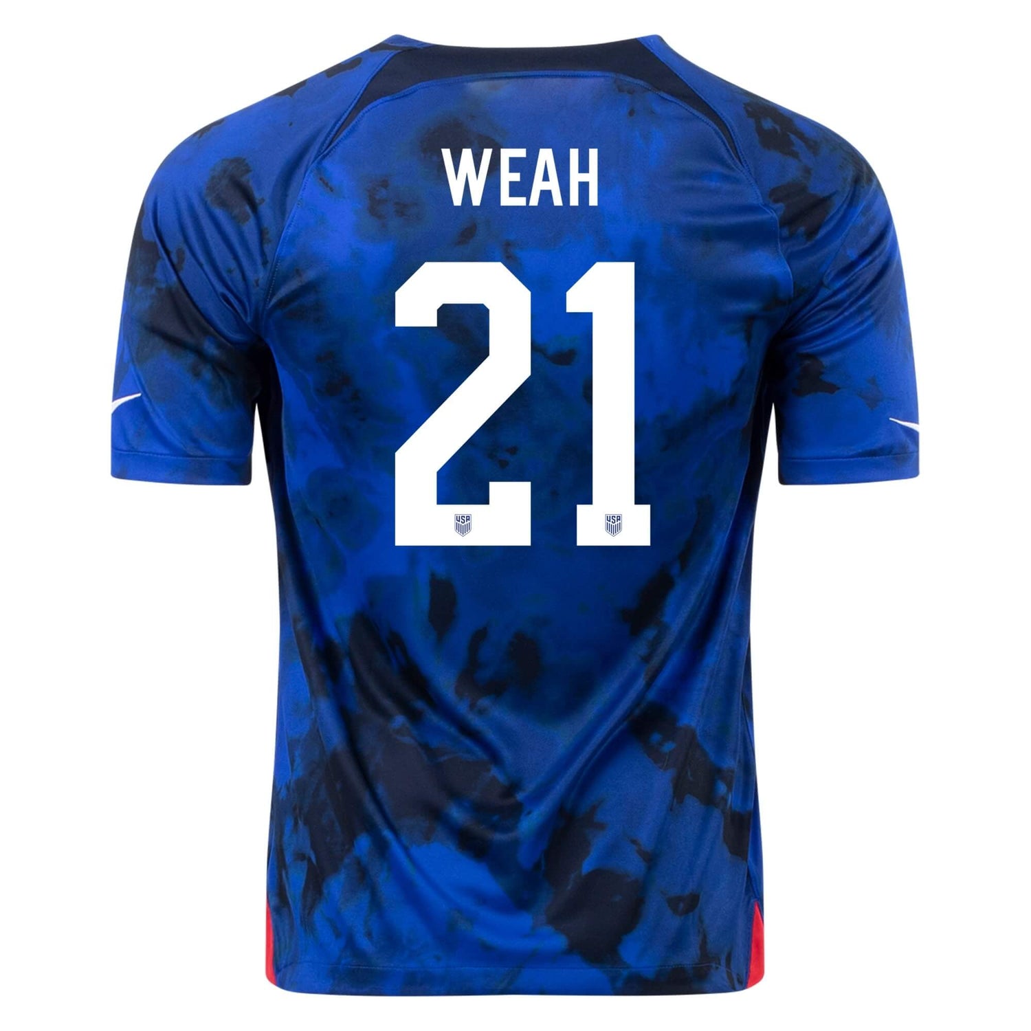 Nike 2022-23 USA Youth  Away Jersey  Bright Blue