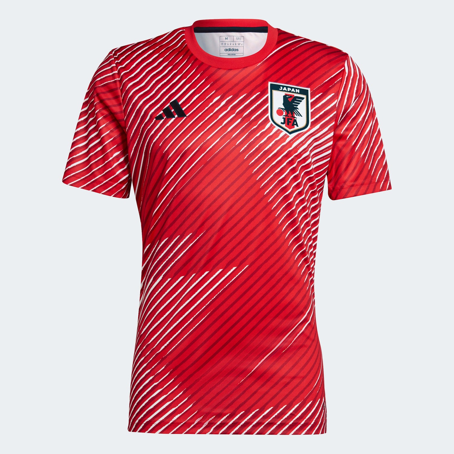 Adidas 2022-23 Japan Pre Match Jersey - Red (Front)