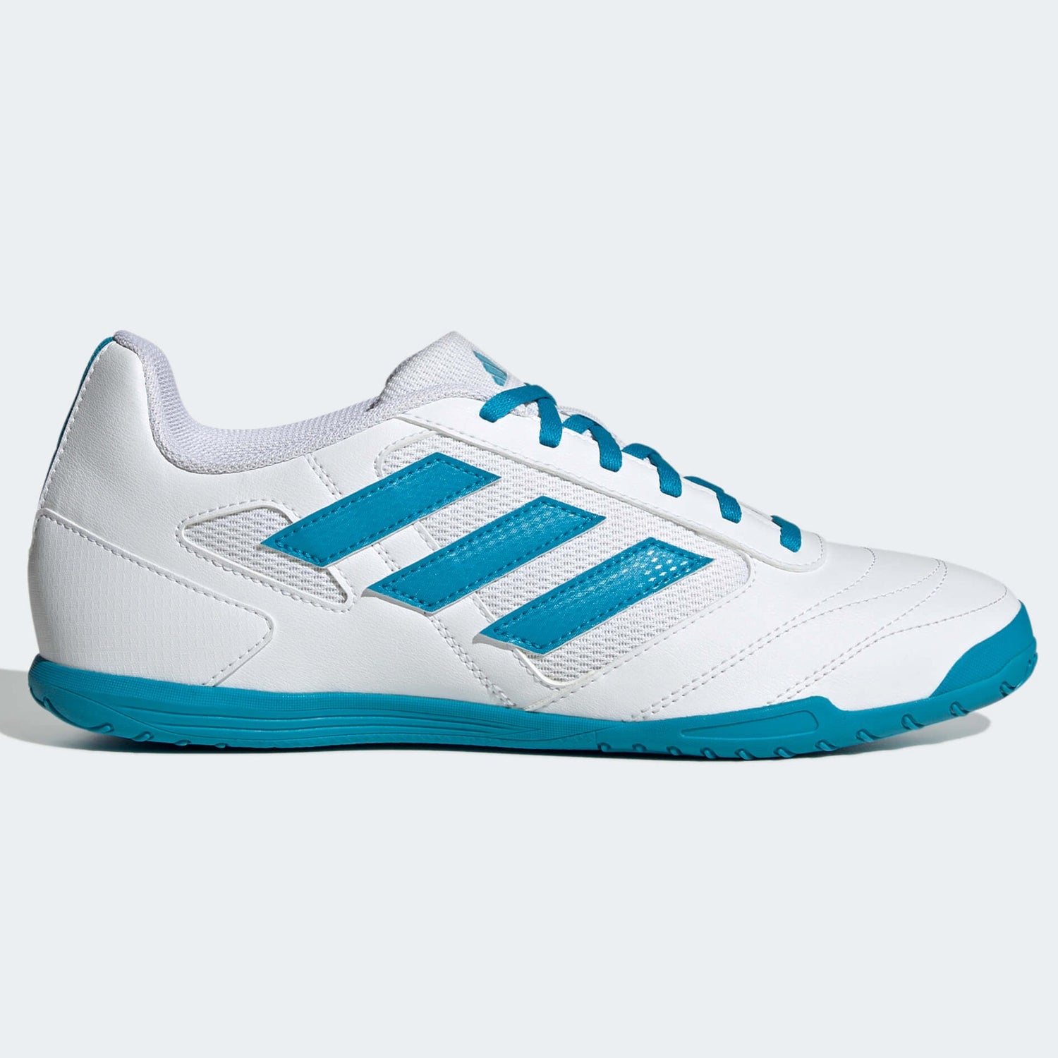 Adidas Super Sala 2 Indoor - White-Aqua (Side 1)