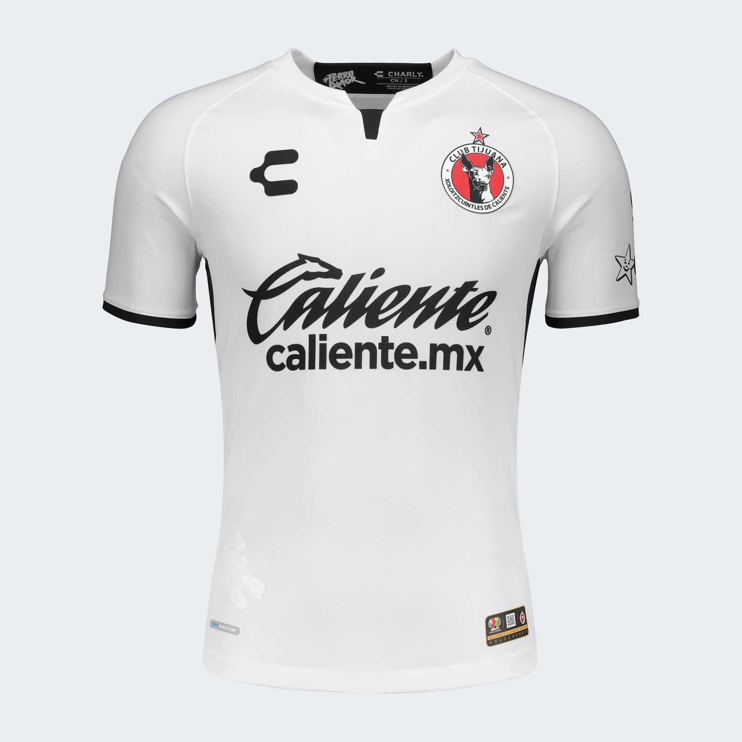 Charly 2022-23 Club Tijuana Away Jersey - White (Front)