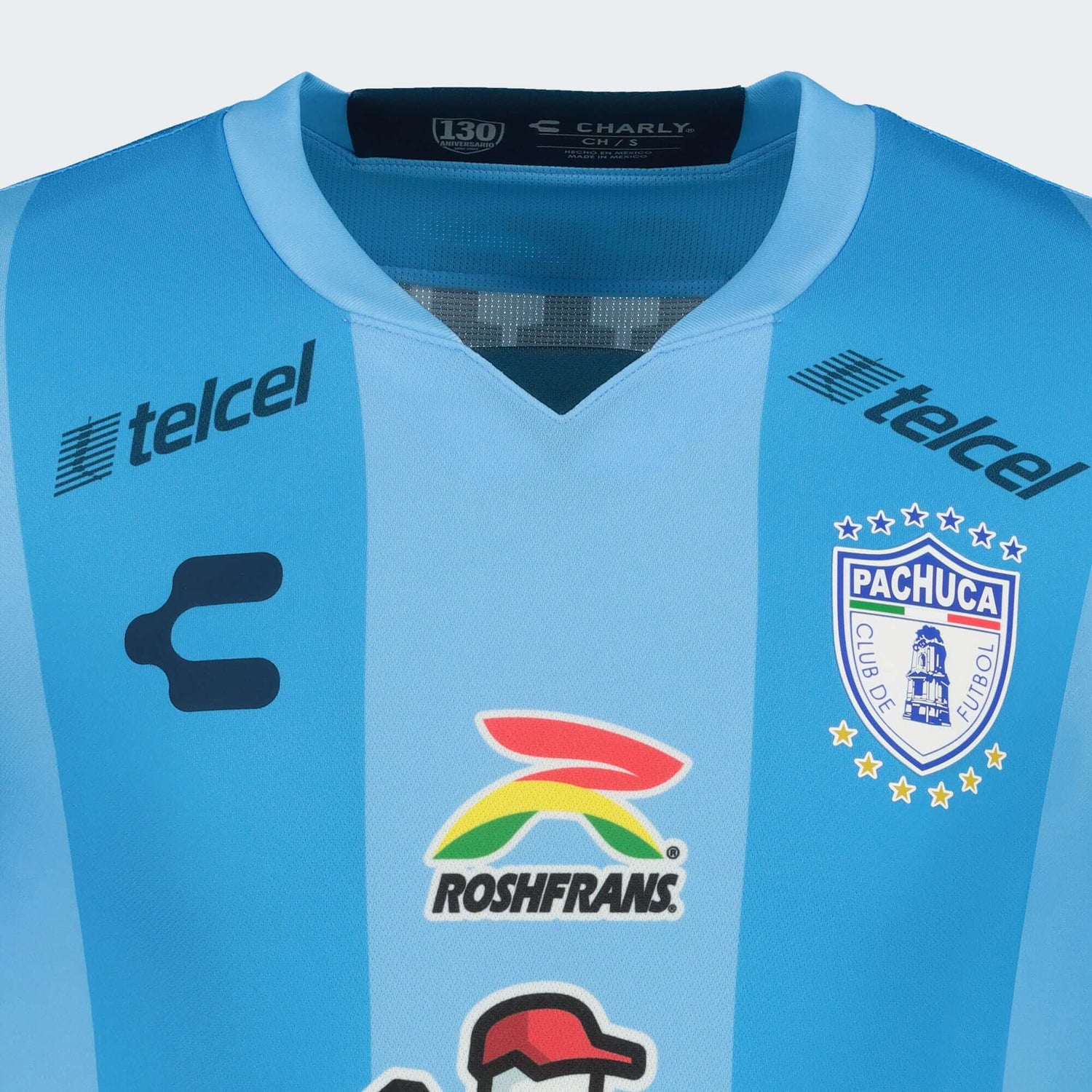 Charly 2022-23 Pachuca Away Jersey - Light Blue (Detail 1)