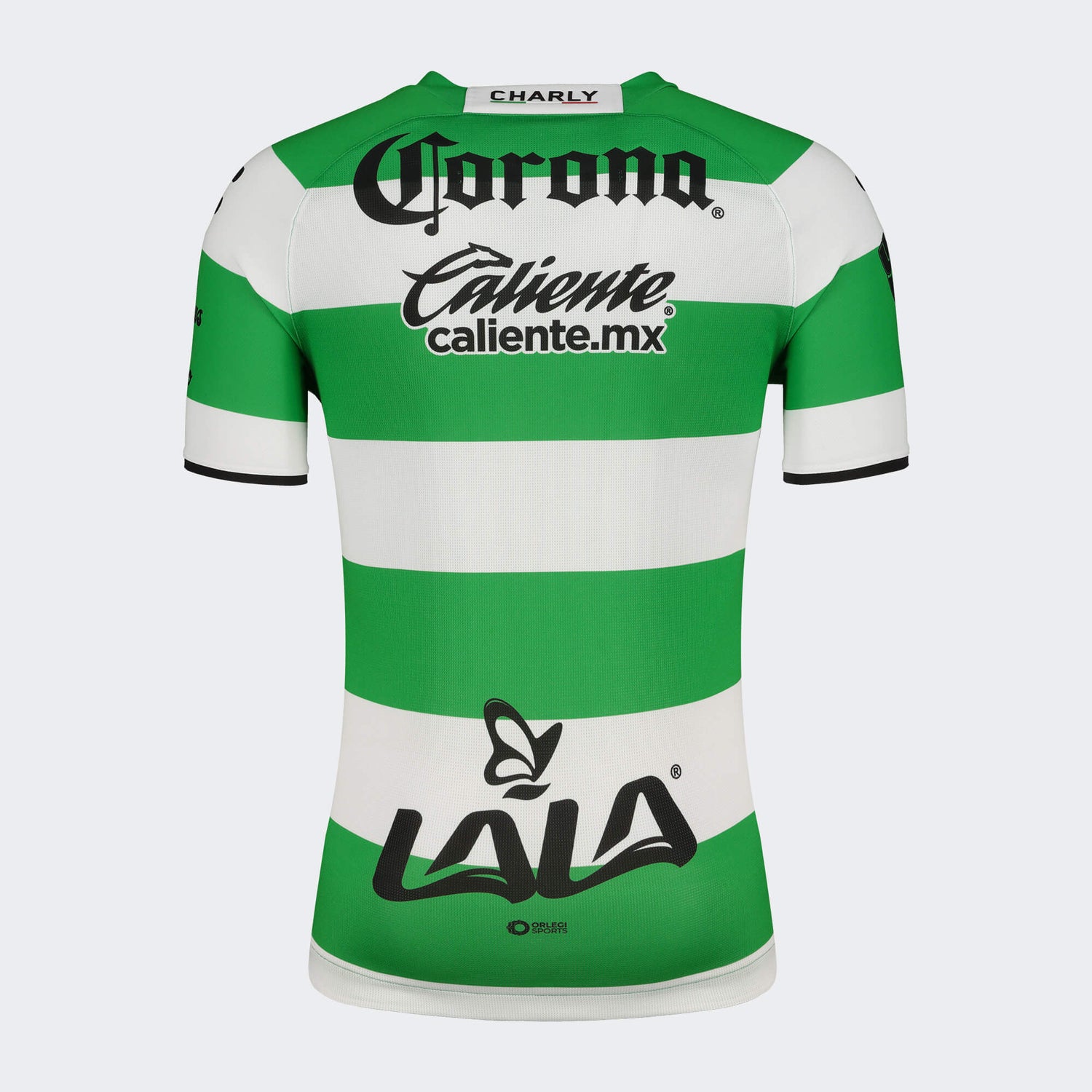 Charly 2022-23 Santos Home Jersey - White-Green (Back)