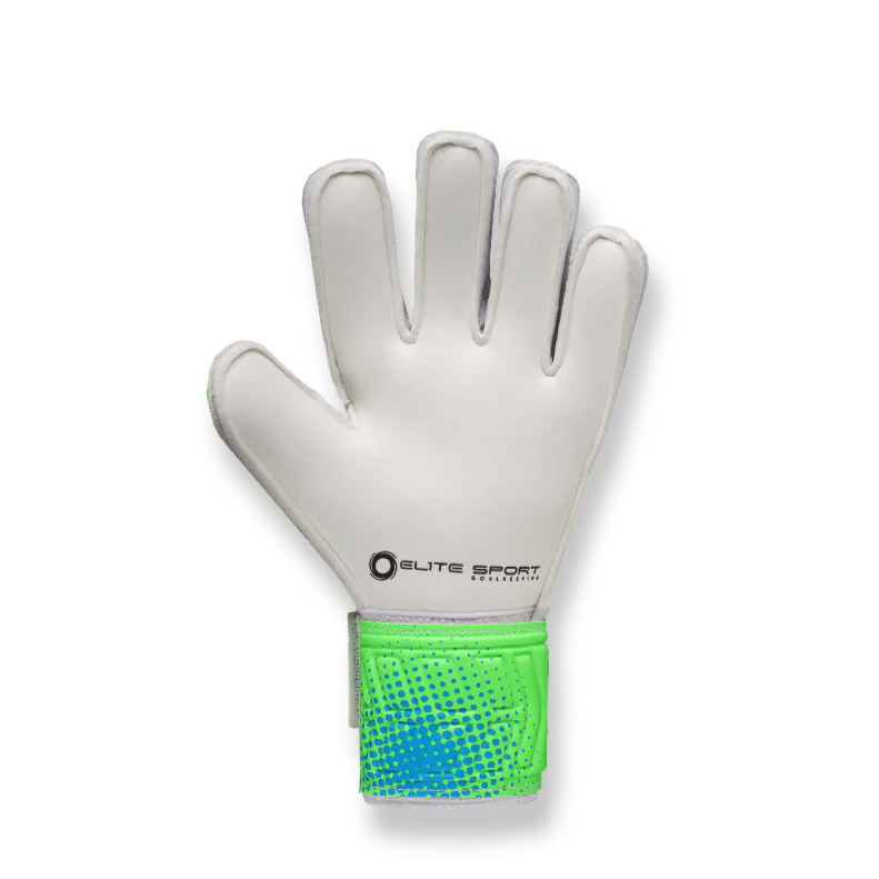 Elite Sport 2022 Crash Youth Goalkeeper Glove - Green-White (Single - Inner)