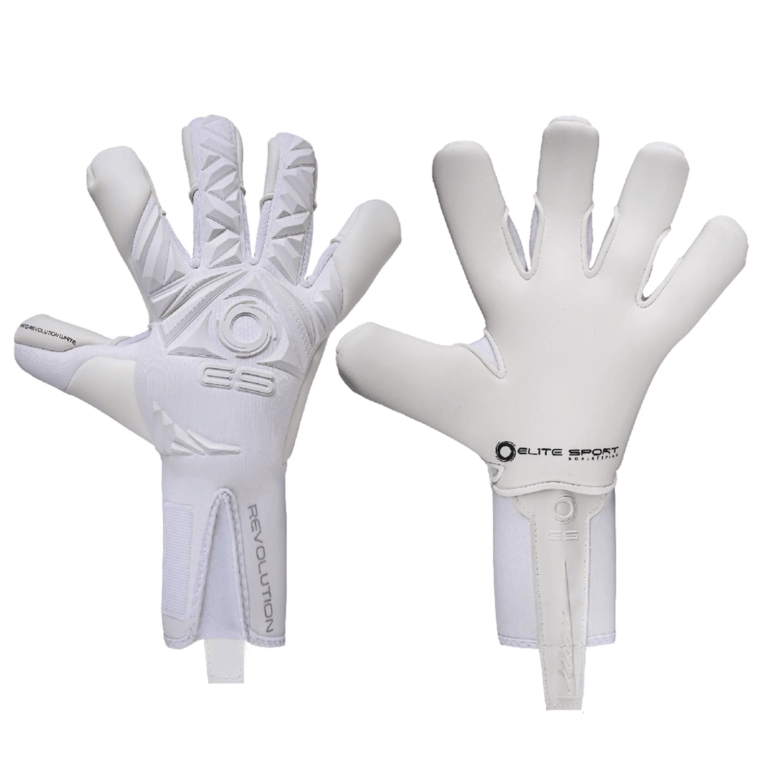 Elite Sport 2022 Neo Revolution White Goalkeeper Glove - White (Pair)