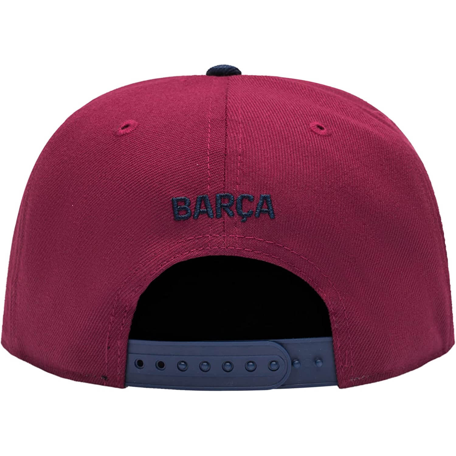 FI Collection Barcelona Team Snapback Hat - Burgundy (Back)