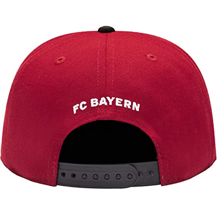 FI Collection Bayern AG Snapback Hat - Red-Black (Back)