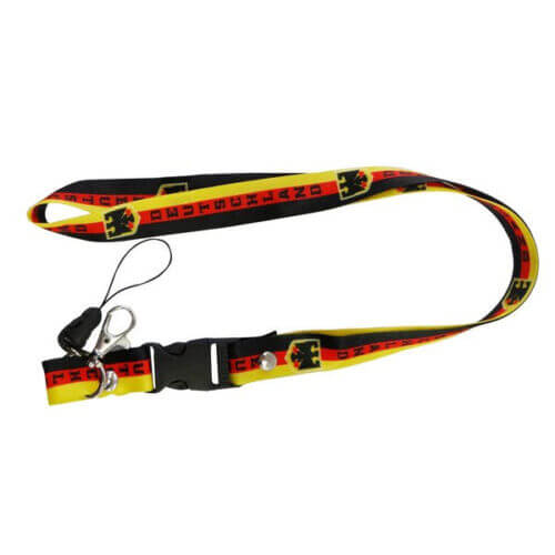Germany Lanyard "20" - Black-Yellow-Red (Front)
