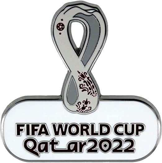 Honav QATAR FIFA World Cup 2022 Cut-Out Logo Label Pin (Front)