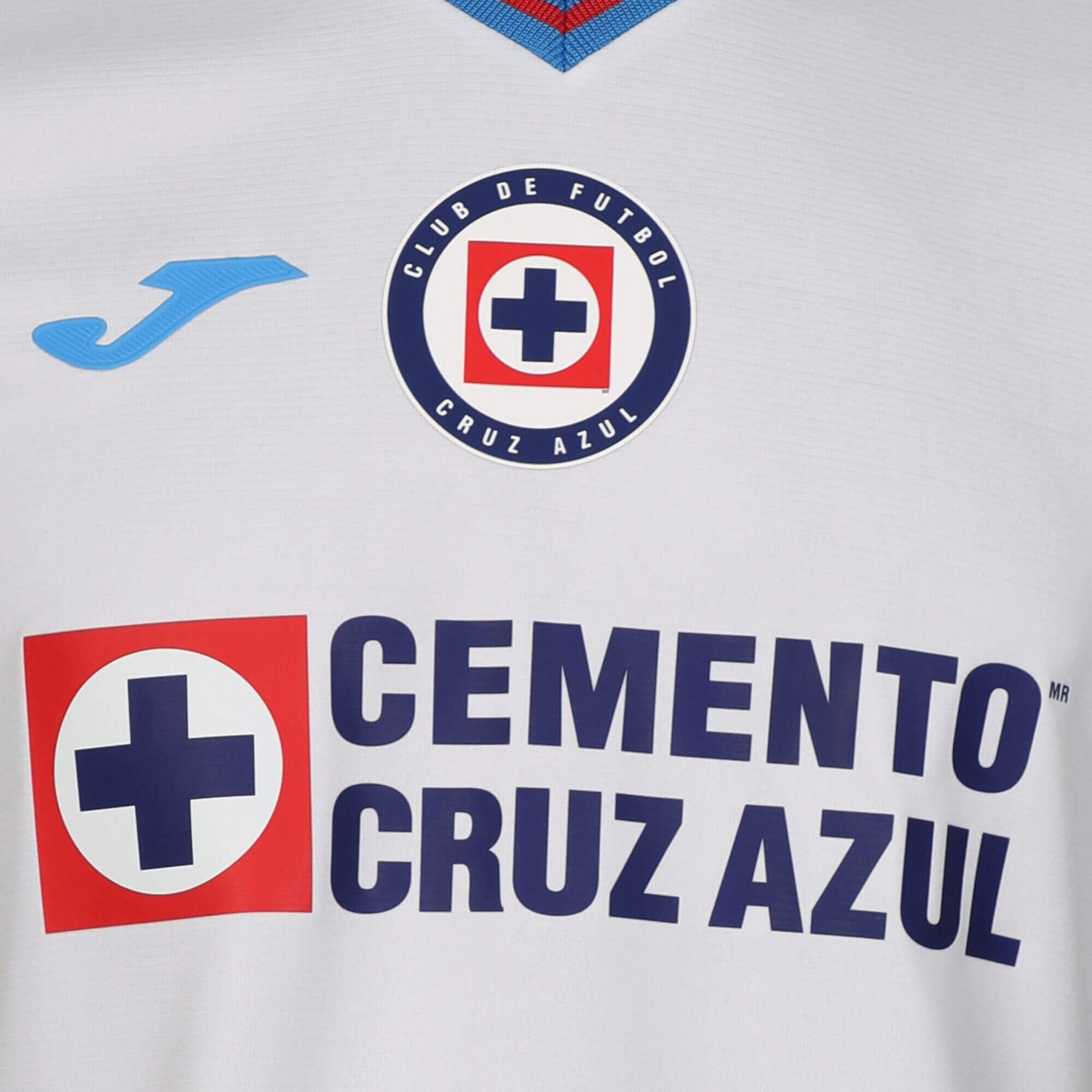 Joma 2022-23 Cruz Azul Away Jersey - White-Blue (Detail 3)