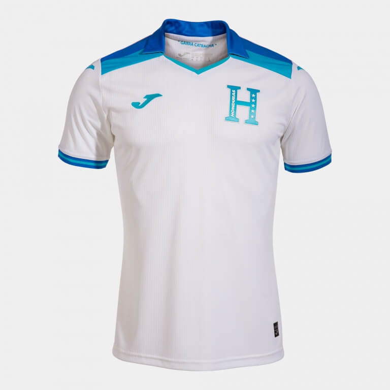 Joma 2023-24 Honduras Home Jersey - White-Blue (Front)