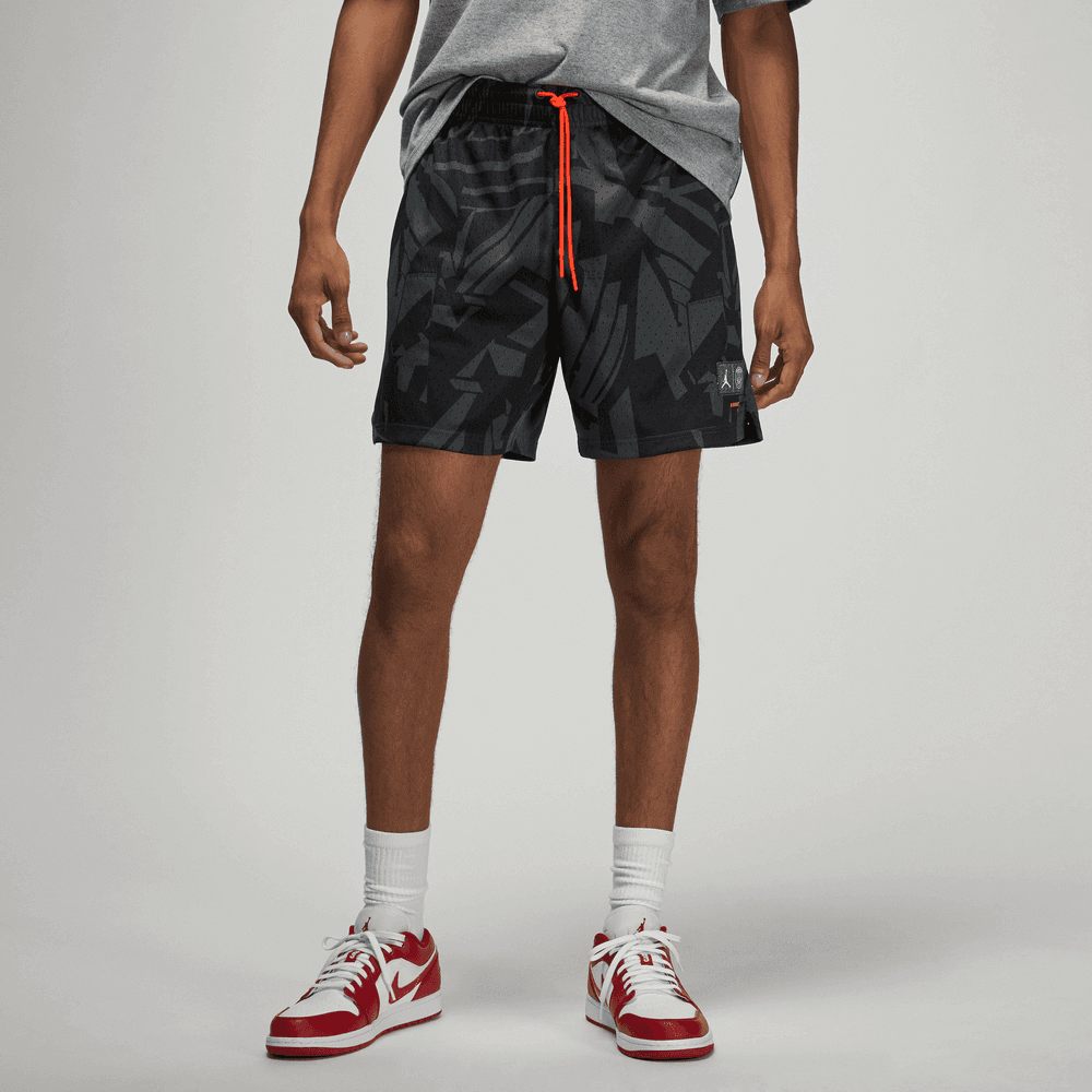 Jordan 2022-23 PSG Printed Shorts - Smoke Grey-Black