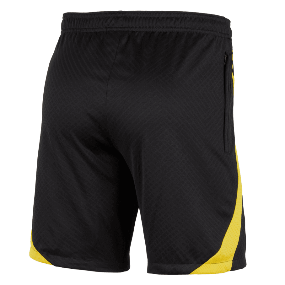 Jordan 2023 PSG Strike Shorts - Black-Yellow (Back)