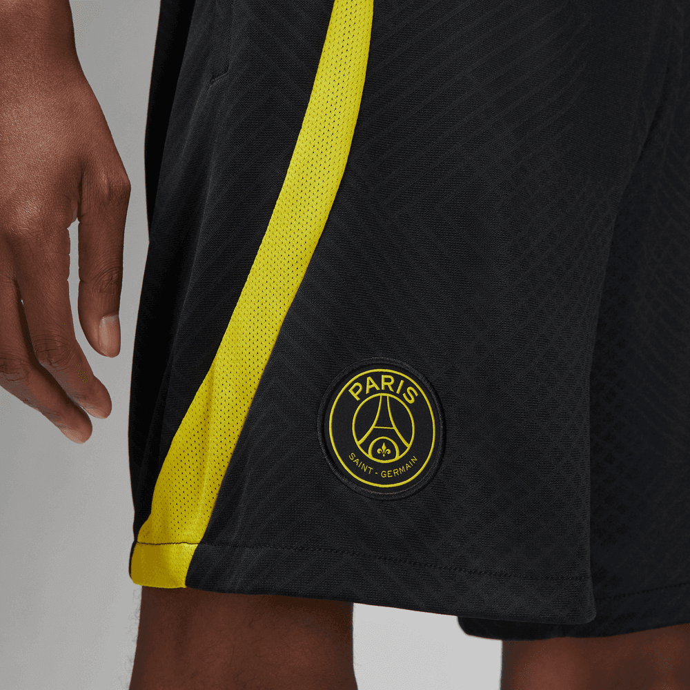 Jordan 2023 PSG Strike Shorts - Black-Yellow (Detail 4)