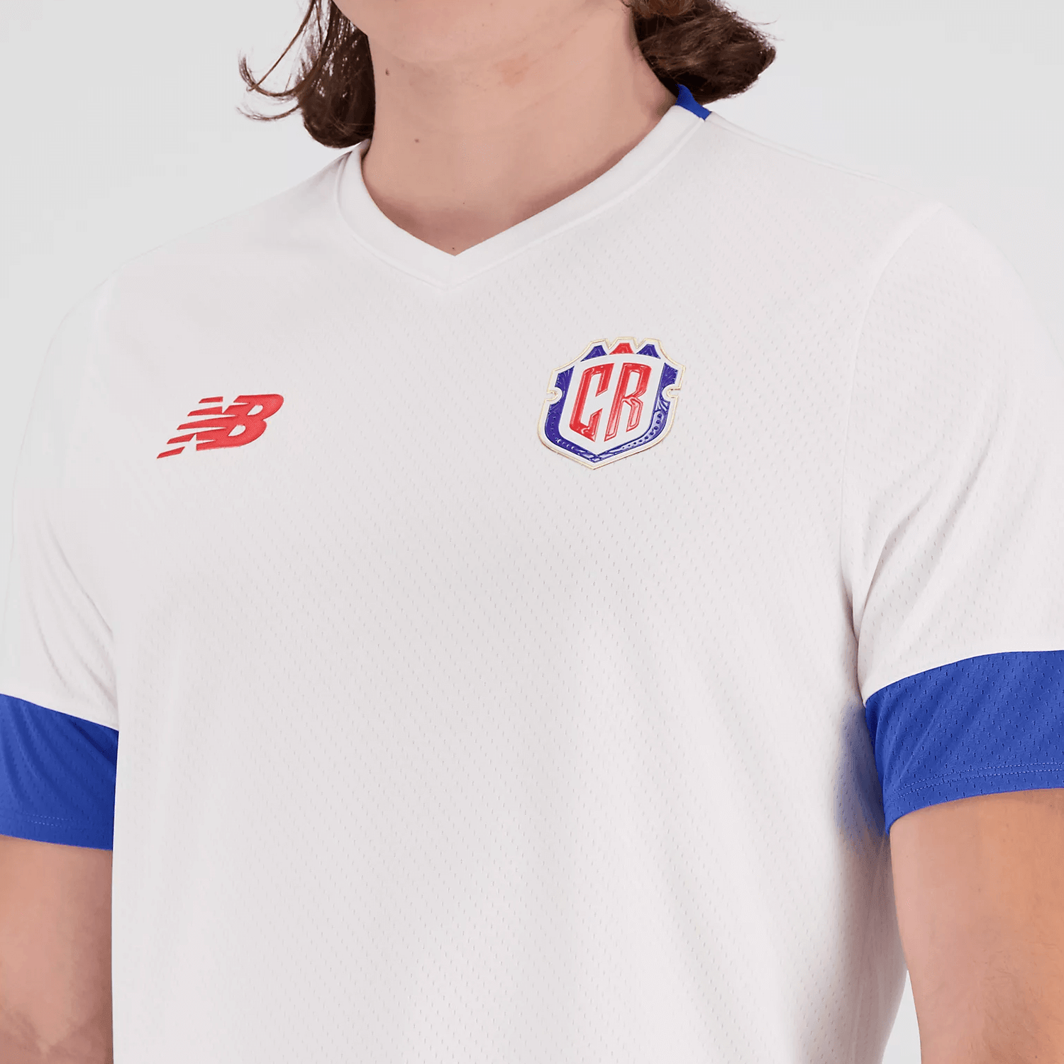 New Balance 2022-23 Costa Rica Away Jersey - White (Detail 1)