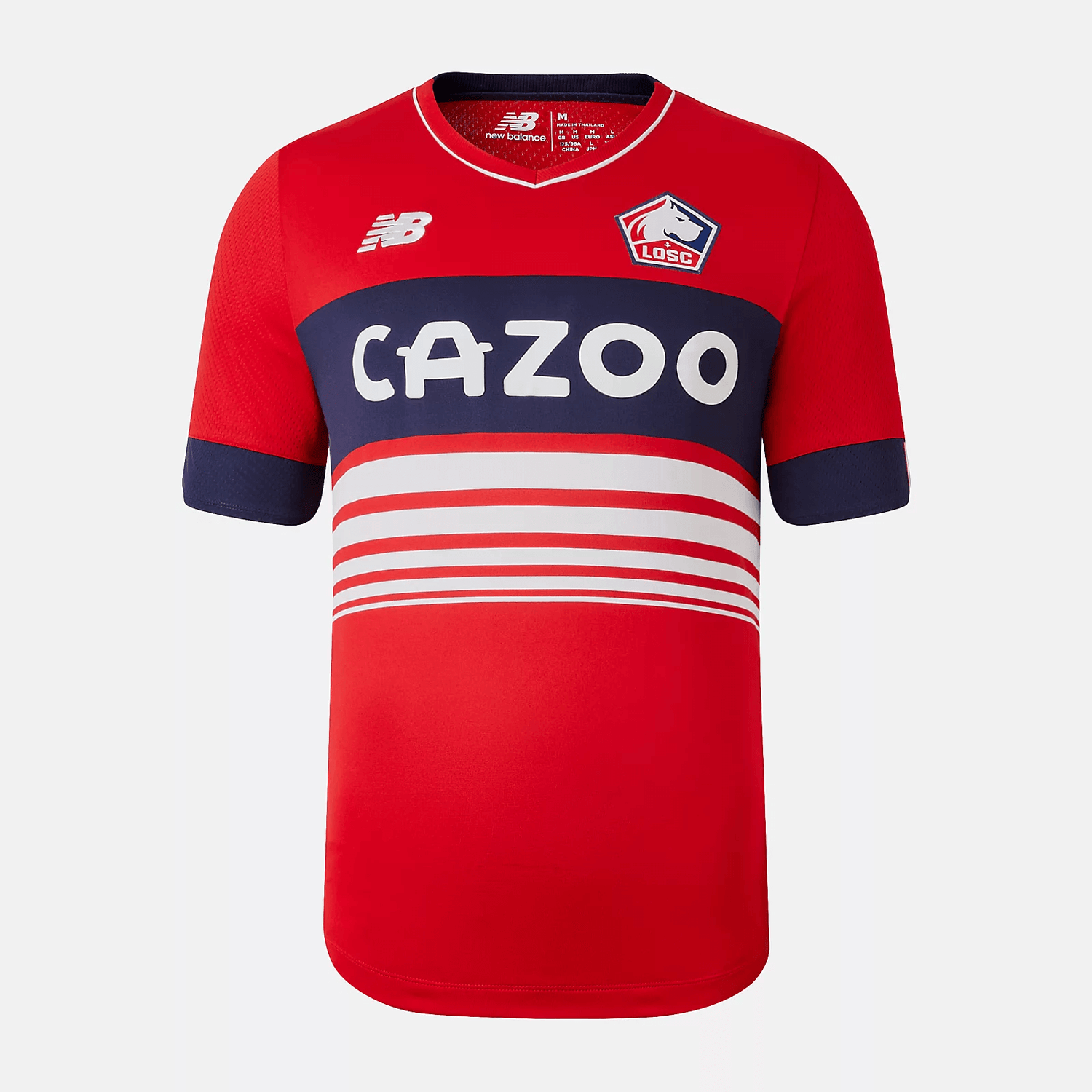 New Balance 2022-23 Lille OSC Home Jersey - Red (Front)